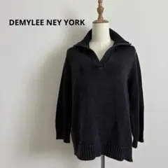 DEMYLEE NEY YORK スキッパープルオーバーニット S 사이즈