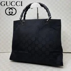 極美品　GUCCI グッチ　ハンドバッグ　バンブー　M061