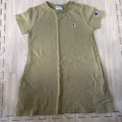 Champion 半袖ワンピース ベージュ