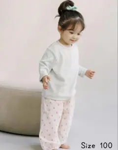 【新品未開封】コニー ガーゼリラックスジョガーパンツ チェリー