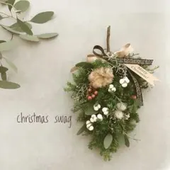 クリスマス*↟⍋*↟ スワッグ 2way