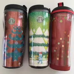 スターバックス　タンブラー　クリスマス限定バージョン　3本セット