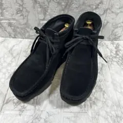 【美品】CLARKS WallabeeGTX ワラビーゴアテックス　黒　26.5