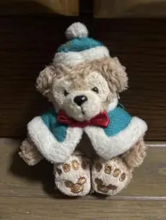 ダッフィー　ぬいぐるみストラップ　クリスマス　2014年