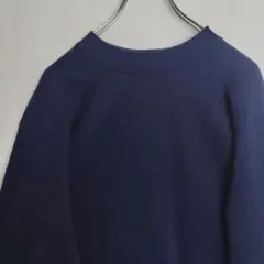 ヘインズ スウェット トレーナー 無地スウェット ラグラン USA製 ネイビー