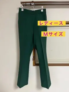 レディース カジュアルパンツ グリーン Mサイズのサムネイル