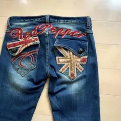 レア！RED PEPPER 刺繍 デザイン デニム レッドペッパーy2k