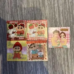 クレヨンしんちゃん　チョコビシール　5枚セット　一枚キラキラ