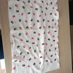 ドクロプリント綿生地