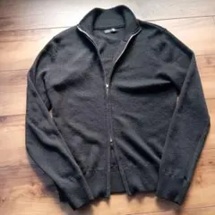 non＆billy ノンアンドビリー　ダブルジップ　ニット　黒