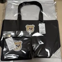 新品未使用】フェイラー オールドテディ トートバッグ ブラック 2点 