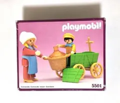 【未使用品】プレイモービル　Playmobil 5501 農家夫人とカート