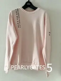 PEARLY GATES ピンク スウェット サイズ5 メンズのサムネイル