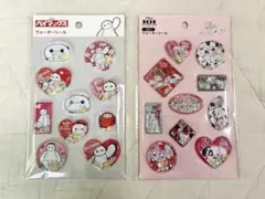 セリア　Disney ベイマックス 101匹わんちゃん ウォーターシールセット