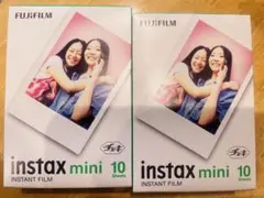 FUJIFILM instax mini フィルム 10枚入×2箱
