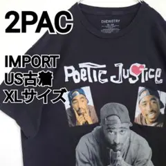 古着 バンドT ムービーT 2PAC ポエティックジャスティス ゆるダボのサムネイル