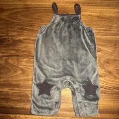 グレー ロンパース 星型パッチ付き　ettoi 韓国ブランド