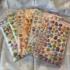 ぷっくりシール　ぷくぷくシール　7点