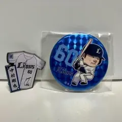 埼玉西武ライオンズ 中村剛也 缶バッジ・アクリルキーホルダー