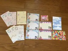 カラフルなキャラクター メモ用紙セット