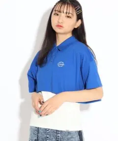 【セットアイテム/ニコラ掲載商品】ショートポロTシャツ+キャミセット