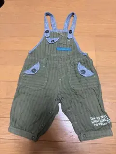 ベビー ロンパース サロペット カーキ 80cm BRANSHES ブランシェス