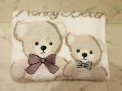 エブリン evelyn ベアボア ブランケット ホワイト