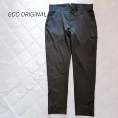 GDO ORIGINAL ゴルフ パンツ スラックス ズボン ストライプブラック