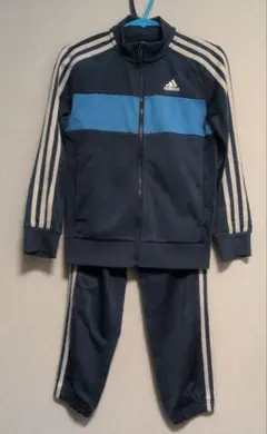 adidas ジャージ上下セット ネイビー/ブルー
