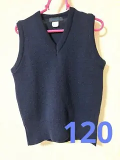 FUJI YACHT ニットベスト ネイビー 120cm