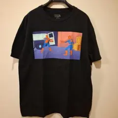 MARVEL スパイダーマン プリント Tシャツ ブラック Lのサムネイル