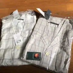 最終価格❤️renoma チェック柄パジャマ Mサイズ　二組