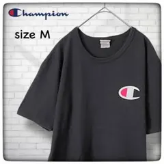 チャンピオン リバースウィーブ シンプル ブラック Tシャツ 【古着】