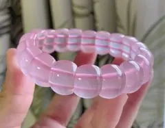 天然石 ローズクォーツ　バングル（番号A225）