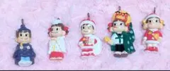 【✨即購入大歓迎✨】昭和レトロペコちゃん ポコちゃん フィギュアチェーンセットのサムネイル