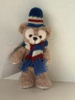 20周年記念 ニット帽ダッフィー 20周年　ぬいぐるみバッジ　ディズニーシー