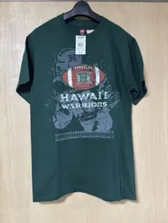 【新品タグ付】ハワイ大学 Warriors Tシャツ Hanes アメフト US