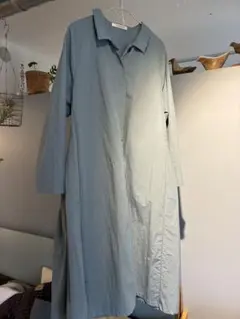 favorナイロンシャツワンピース