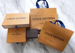 美品★ ショッパー 袋 紙袋 箱 ルイヴィトン LOUIS VUITTON