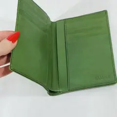 美品ラコステLACOSTE レザー二つ折り財布 グリーン緑 Amazon.co.jp: [Lacoste] [ラコステ] 二つ折り財布 プレミアム