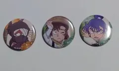 忍たま乱太郎　雑渡昆奈門/善法寺伊作/食満留三郎　百面相缶バッジ　隠密活動中の段