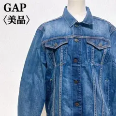 【美品】ギャップ　デニムジャケット　Gジャン ブルー