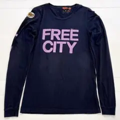 USA製 FREE CITY フリーシティ 長袖Tシャツ ロンT メンズ Sのサムネイル