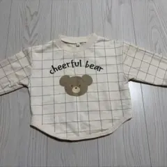 80cm くまトレーナー 薄手