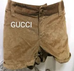 Gucci　GGコーデュロイショートパンツキャメルかなり大きいサイズ