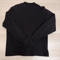 UNIQLO U ブラック 長袖トレーナー L