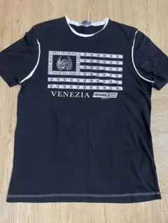 DIESEL ブラック Tシャツ VENEZIA