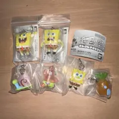 スポンジボブ めじるしアクセサリー マスコットチャーム　まとめ売り