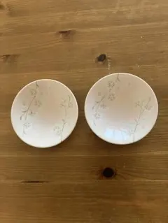 たち吉の花柄ピンク小皿2枚セット