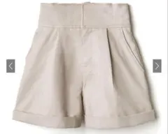 GRL レザーショートパンツ